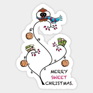 Merry Sweet Christmas Sticker